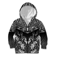 Custom New Zealand Fishing Kid Hoodie Aotearoa Maori Koru - Polynesian Pride