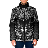 Custom New Zealand Fishing Padded Jacket Aotearoa Maori Koru - Polynesian Pride