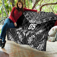 Custom New Zealand Fishing Quilt Aotearoa Maori Koru - Polynesian Pride