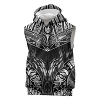 Custom New Zealand Fishing Sleeveless Hoodie Aotearoa Maori Koru - Polynesian Pride