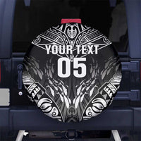 Custom New Zealand Fishing Spare Tire Cover Aotearoa Maori Koru - Polynesian Pride
