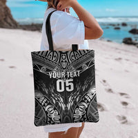 Custom New Zealand Fishing Tote Bag Aotearoa Maori Koru - Polynesian Pride