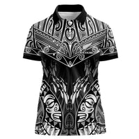 Custom New Zealand Fishing Women Polo Shirt Aotearoa Maori Koru - Polynesian Pride