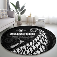 New Zealand Marathon Round Carpet Maori Style
