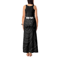 Custom New Zealand Marathon Tank Maxi Dress Maori Style LT05 - Polynesian Pride