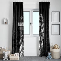 New Zealand Marathon Window Curtain Maori Style LT05 - Polynesian Pride