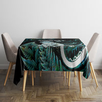 New Zealand Maori Taniwha Tablecloth Silver Fern Paua Shell Version LT05 - Polynesian Pride