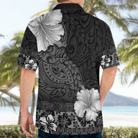 Hawaii Hibiscus With Black Polynesian Pattern Hawaiian Shirt LT05 - Polynesian Pride