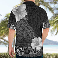 Hawaii Hibiscus With Black Polynesian Pattern Hawaiian Shirt LT05 - Polynesian Pride