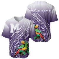 Personalized Manua High School Baseball Jersey Polynesian Tribal Pattern
