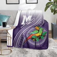 Manua High School Blanket Polynesian Tribal Pattern
