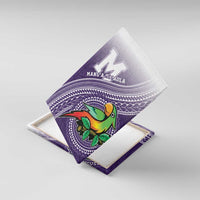 Manua High School Canvas Wall Art Polynesian Tribal Pattern LT05 With Frame Purple - Polynesian Pride