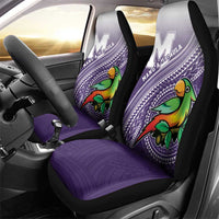 Manua High School Car Seat Cover Polynesian Tribal Pattern