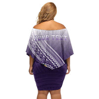 Personalized Manua High School Family Matching Off Shoulder Short Dress and Hawaiian Shirt Polynesian Tribal Pattern LT05 - Polynesian Pride
