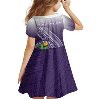 Personalized Manua High School Family Matching Tank Maxi Dress and Hawaiian Shirt Polynesian Tribal Pattern