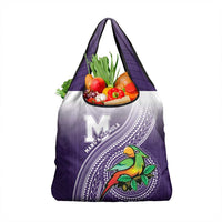 Manua High School Grocery Bag Polynesian Tribal Pattern LT05 1-pack One Size Purple - Polynesian Pride