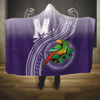 Manua High School Hooded Blanket Polynesian Tribal Pattern