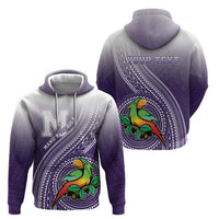 Personalized Manua High School Hoodie Polynesian Tribal Pattern