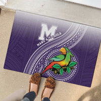 Manua High School Rubber Doormat Polynesian Tribal Pattern LT05 - Polynesian Pride
