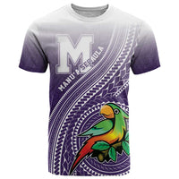 Personalized Manua High School T Shirt Polynesian Tribal Pattern