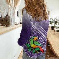 Personalized Manua High School Women Casual Shirt Polynesian Tribal Pattern LT05 - Polynesian Pride