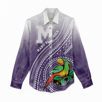 Personalized Manua High School Women Casual Shirt Polynesian Tribal Pattern LT05 - Polynesian Pride