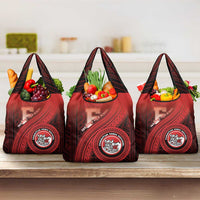 Fagaitua High School Grocery Bag Polynesian Tribal Pattern LT05 3-pack One Size Red - Polynesian Pride