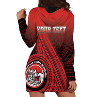 Personalized Fagaitua High School Hoodie Dress Polynesian Tribal Pattern