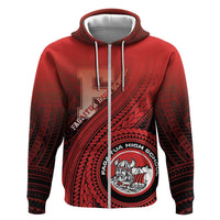 Personalized Fagaitua High School Zip Hoodie Polynesian Tribal Pattern