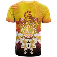 Tahiti Heiva Festival T Shirt Tahitian Vahine Plumeria Flowers