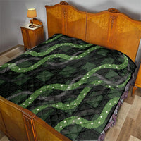 Hawaiian Quilt Quilt Pele Hair Hinahina Lei Black Version LT05 - Polynesian Pride