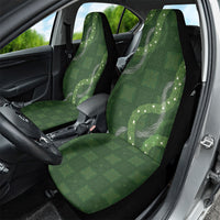 Hawaiian Quilt Car Seat Cover Pele Hair Hinahina Lei Green Version LT05 - Polynesian Pride