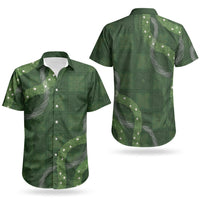 Hawaiian Quilt Couples Matching Mermaid Dress and Hawaiian Shirt Pele Hair Hinahina Lei Green Version LT05 - Polynesian Pride