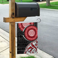 New Zealand Red Maori Koru Simple Style Garden Flag LT05 - Polynesian Pride