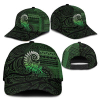 New Zealand Maori Koru Fern Classic Cap Spiral Polynesian Style Green LT05 - Polynesian Pride