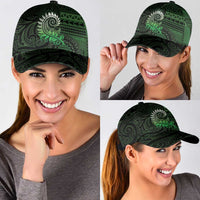 New Zealand Maori Koru Fern Classic Cap Spiral Polynesian Style Green LT05 - Polynesian Pride