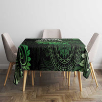New Zealand Maori Koru Fern Tablecloth Spiral Polynesian Style Green LT05 - Polynesian Pride