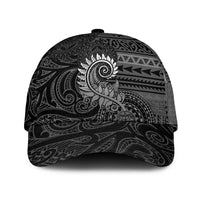 New Zealand Maori Koru Fern Classic Cap Spiral Polynesian Style Gray LT05 Universal Fit Gray - Polynesian Pride