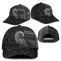 New Zealand Maori Koru Fern Classic Cap Spiral Polynesian Style Gray LT05 - Polynesian Pride
