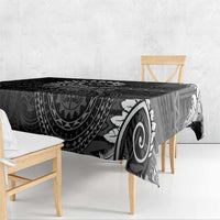 New Zealand Maori Koru Fern Tablecloth Spiral Polynesian Style Gray LT05 - Polynesian Pride