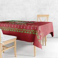 Hawaii Christmas Tablecloth Funny Santa Claus Surf Mele Kalikimaka LT05 - Polynesian Pride