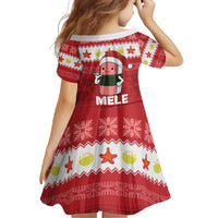Hawaii Funny Christmas Family Matching Long Sleeve Bodycon Dress and Hawaiian Shirt Spam Musubi Santa LT05 - Polynesian Pride