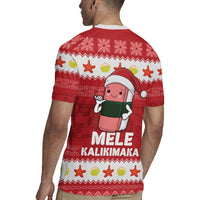Hawaii Funny Christmas Rugby Jersey Spam Musubi Santa LT05 - Polynesian Pride