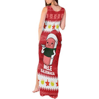 Hawaii Funny Christmas Tank Maxi Dress Spam Musubi Santa LT05 - Polynesian Pride