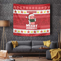 Hawaii Funny Christmas Tapestry Spam Musubi Santa LT05 - Polynesian Pride