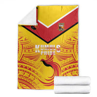 Papua New Guinea Rugby Blanket Kumul Pride Go Champions