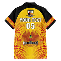 Papua New Guinea Rugby Custom Family Matching Puletasi and Hawaiian Shirt Kumul Pride Go Champions