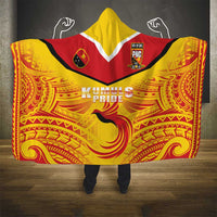 Papua New Guinea Rugby Hooded Blanket Kumul Pride Go Champions LT05 - Polynesian Pride