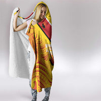 Papua New Guinea Rugby Hooded Blanket Kumul Pride Go Champions LT05 - Polynesian Pride