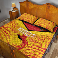 Papua New Guinea Rugby Quilt Bed Set Kumul Pride Go Champions LT05 - Polynesian Pride